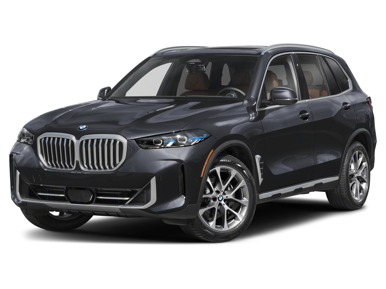 2026 BMW X5 xDrive40i in Black Sapphire Metallic — front three-quarter view