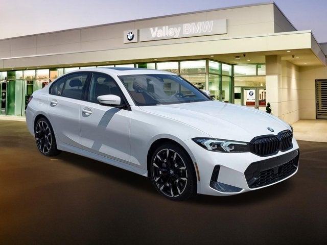 2026 BMW 3 Series 330i NA in Alpine White — front three-quarter view