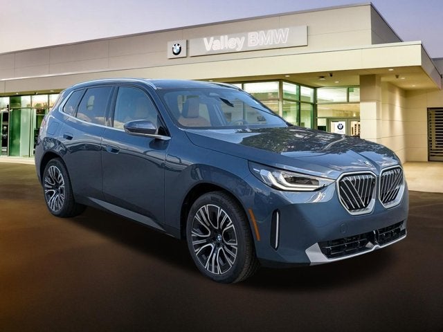 2026 BMW X3 30 xDrive in Arctic Race Blue Metallic — front three-quarter view